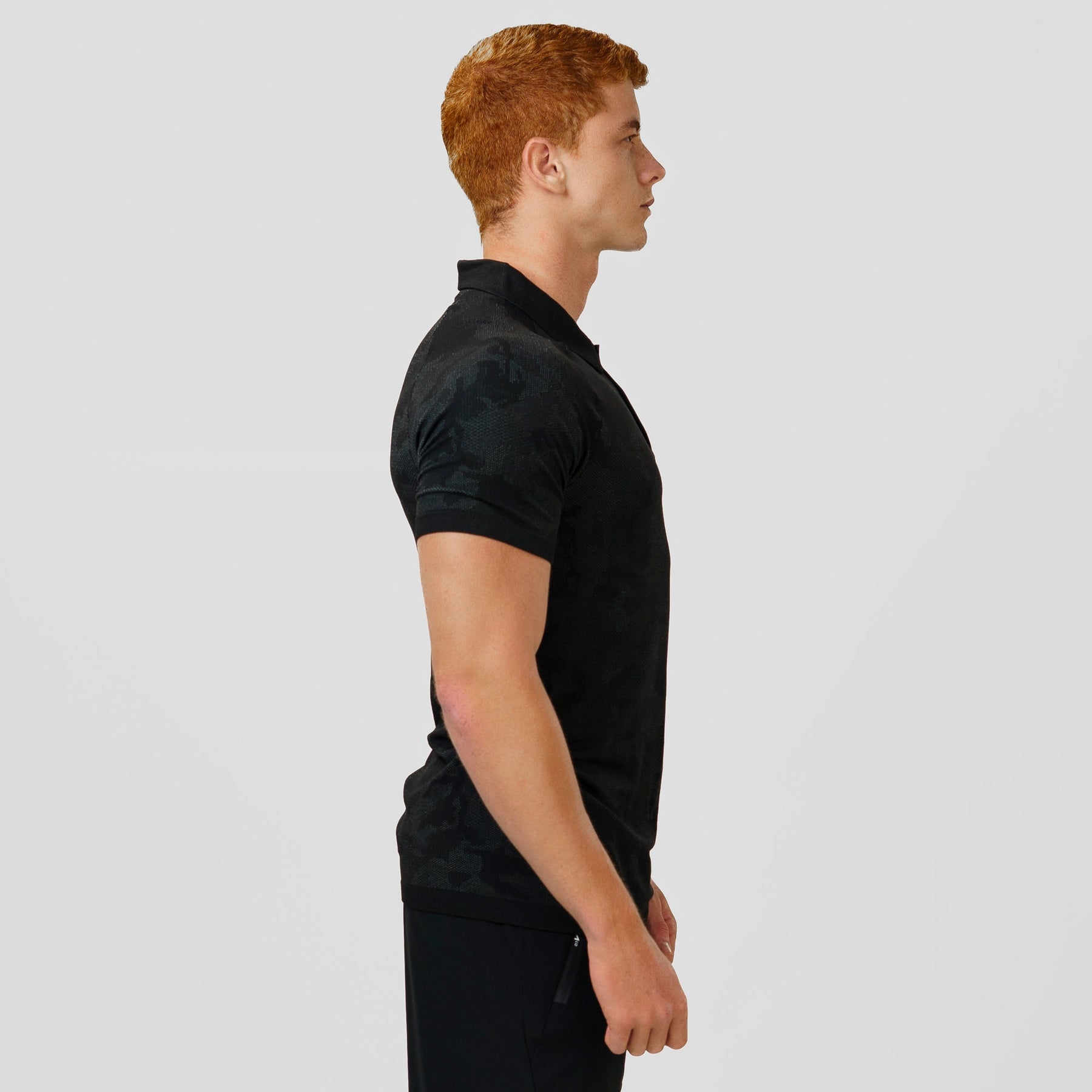 Camisa Polo Apex Dry New Lupus Preto - Sem Costura