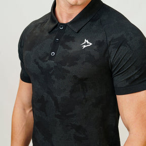 Camisa Polo Apex Dry New Lupus Preto - Sem Costura