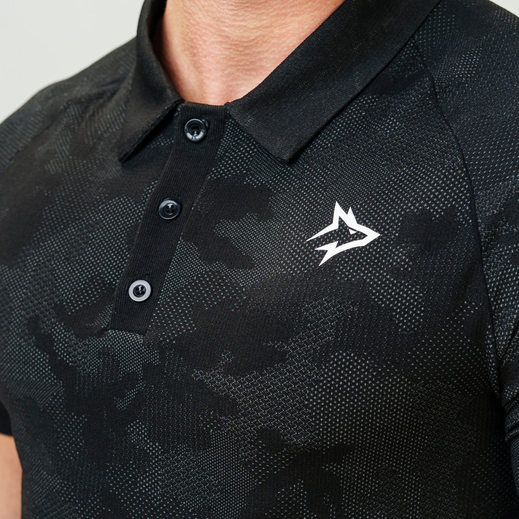 Camisa Polo Apex Dry New Lupus Preto - Sem Costura