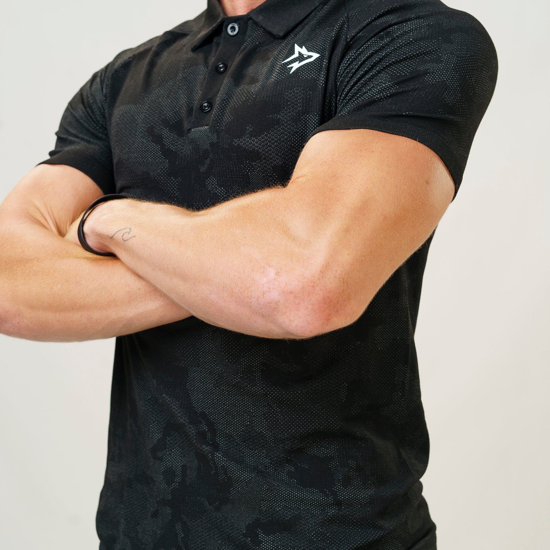 Camisa Polo Apex Dry New Lupus Preto - Sem Costura