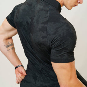 Camisa Polo Apex Dry New Lupus Preto - Sem Costura