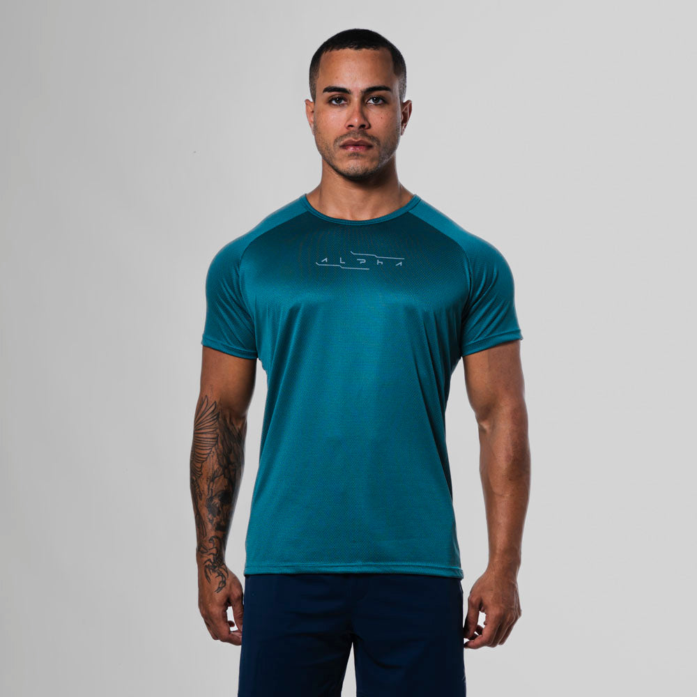 Camiseta Dry Fit Motion Verde Opaco