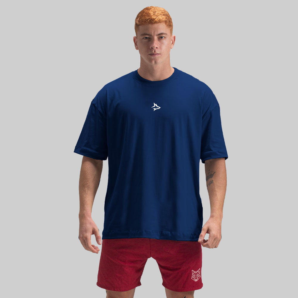 Camiseta Oversized Lupus Azul Marinho
