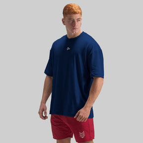 Camiseta Oversized Lupus Azul Marinho