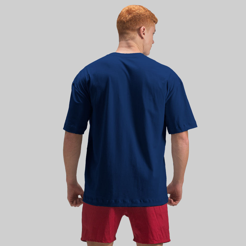 Camiseta Oversized Lupus Azul Marinho