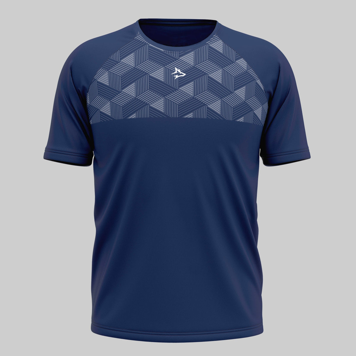 Camiseta Apex Dry Holographic Marinho - Sem Costura