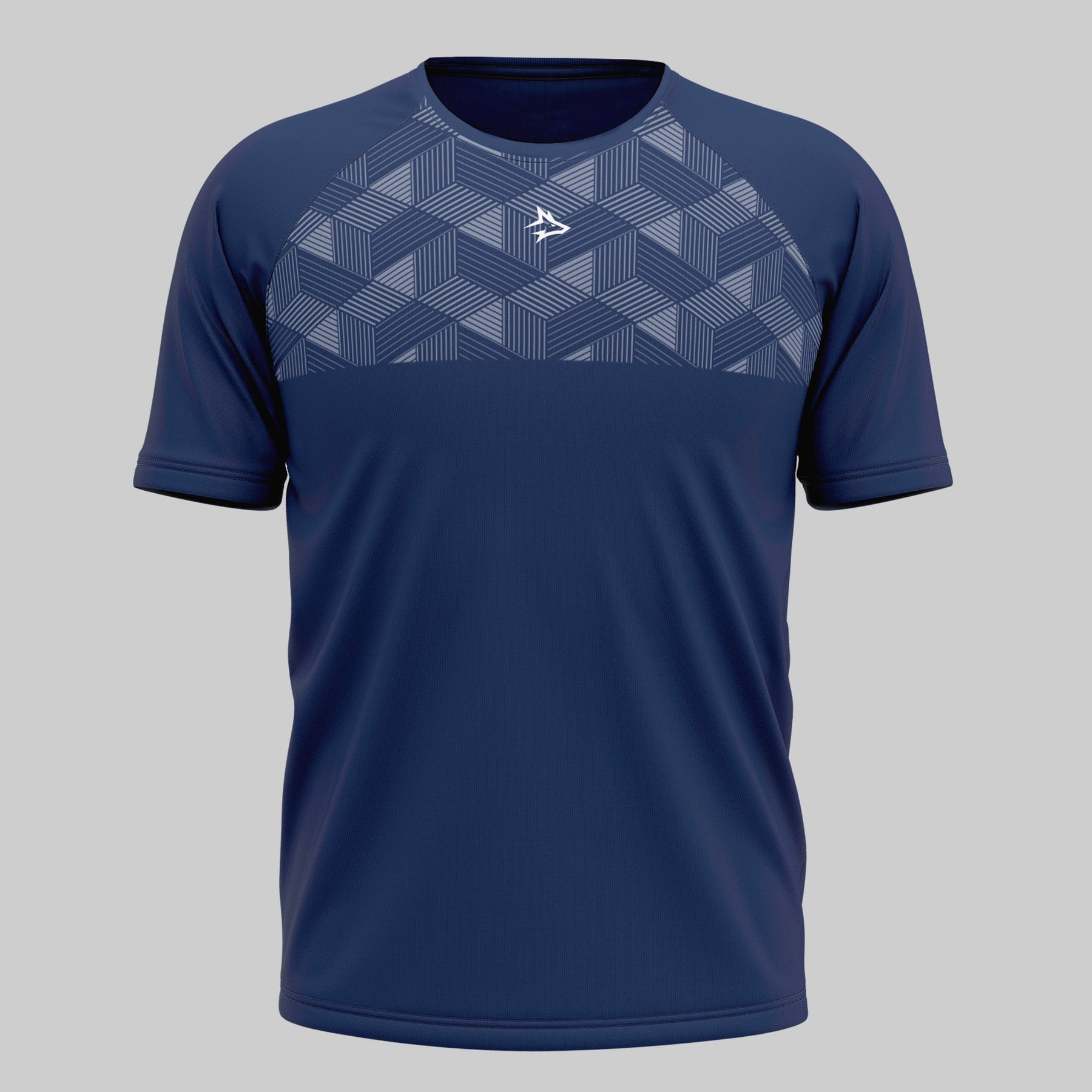 Camiseta Apex Dry Holographic Marinho - Sem Costura