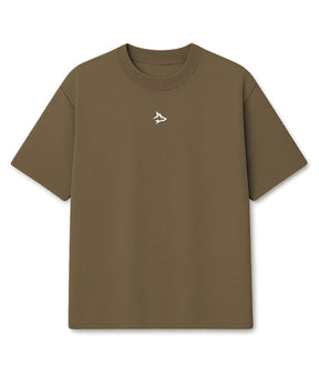 Camiseta Oversized Arm Day Caramelo