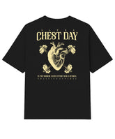 Camiseta Oversized Chest Day Preto