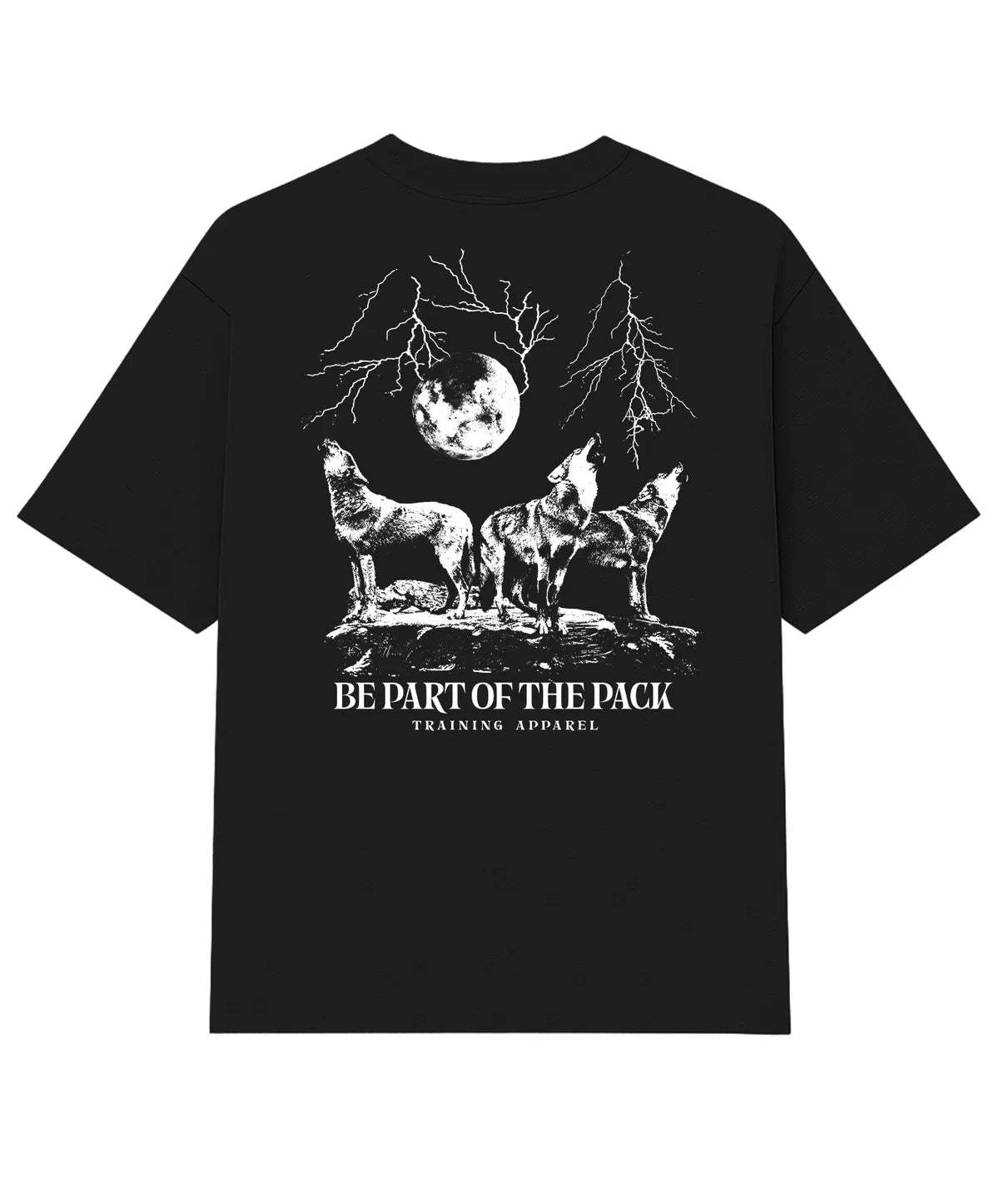 Kit 3 Camisetas Oversized Lupus Básico