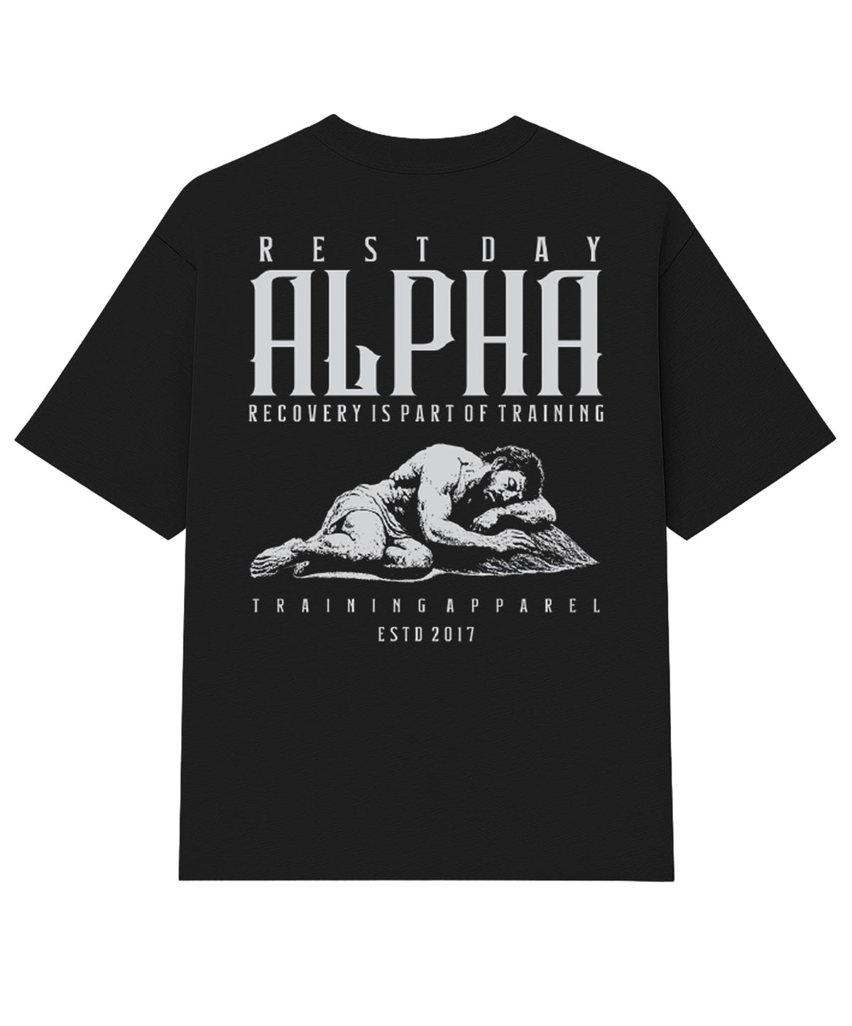 Camiseta Oversized Rest Day Preto