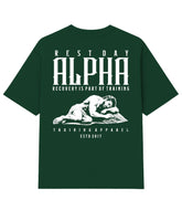 Camiseta Oversized Rest Day Verde Floresta