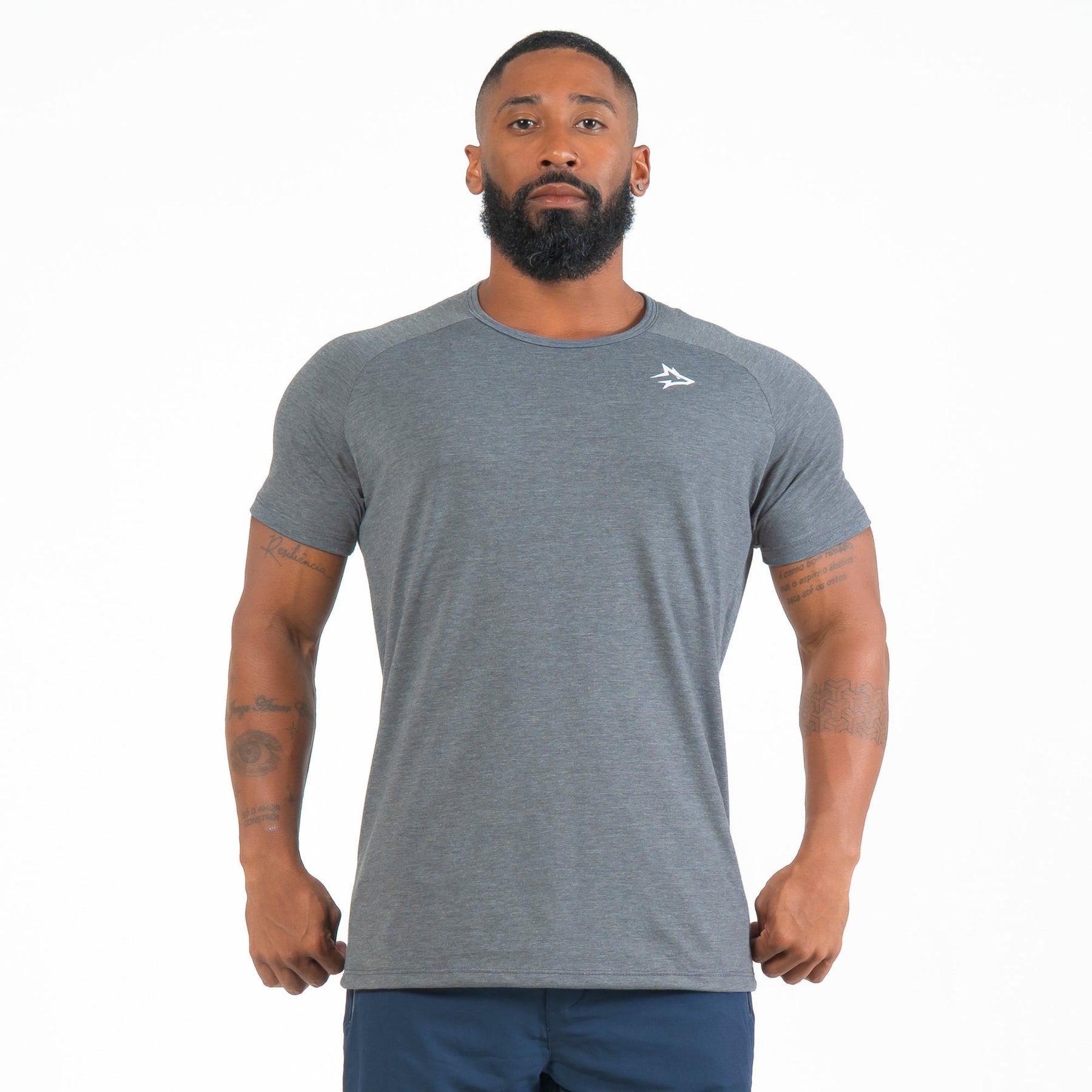 Camiseta Algodão New Lupus Chumbo