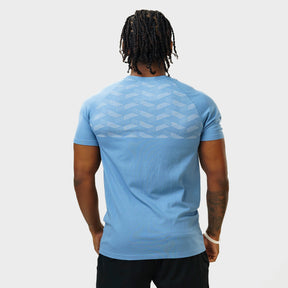 Camiseta Apex Dry Holographic Azul Petróleo - Sem Costura