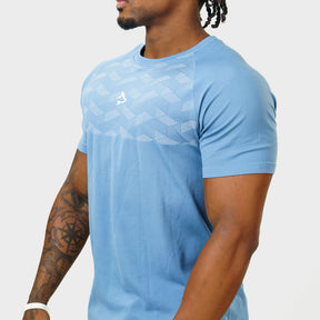 Camiseta Apex Dry Holographic Azul Petróleo - Sem Costura