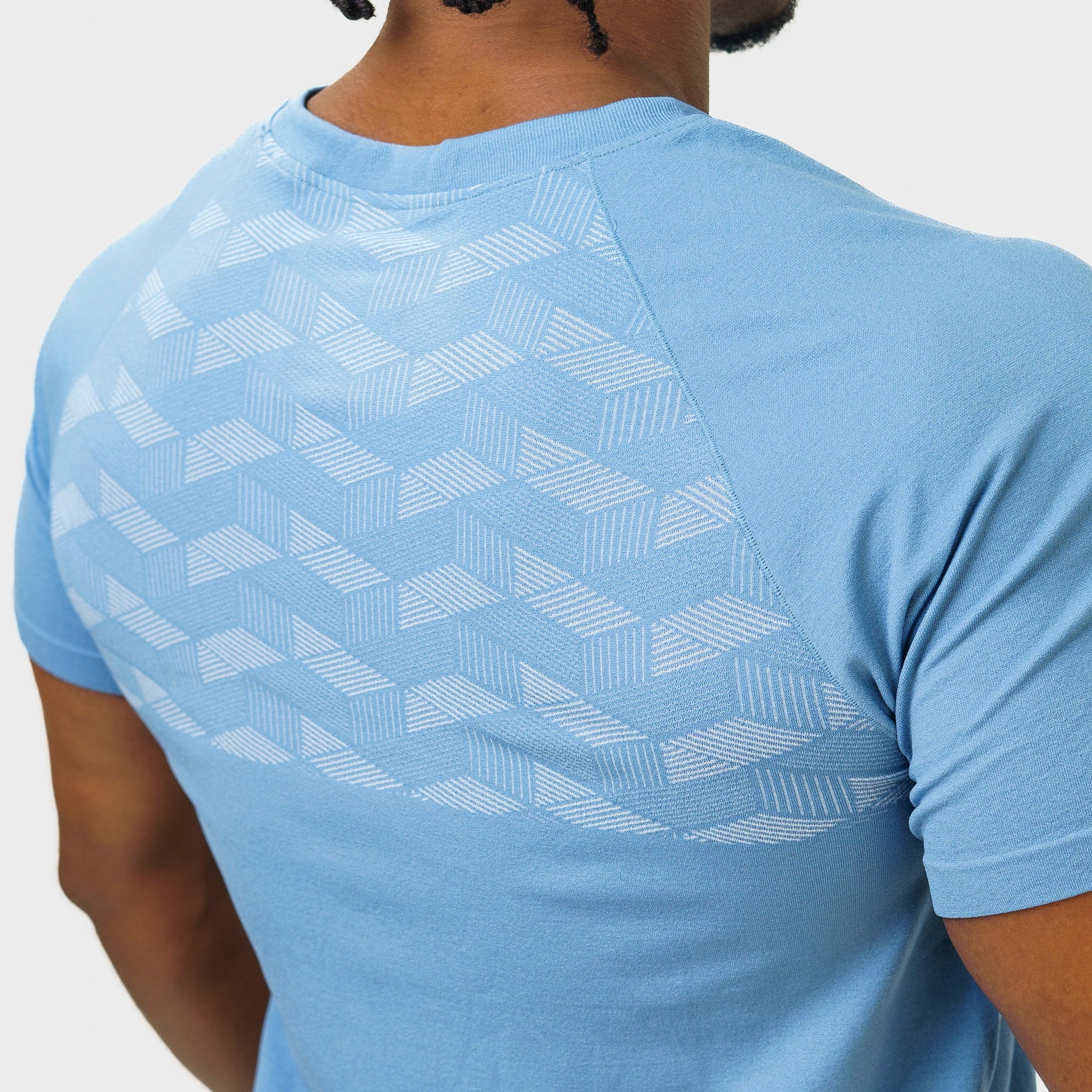 Camiseta Apex Dry Holographic Azul Petróleo - Sem Costura