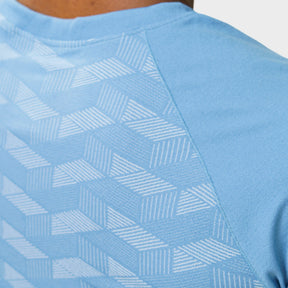 Camiseta Apex Dry Holographic Azul Petróleo - Sem Costura