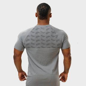 Camiseta Apex Dry Holographic Cinza - Sem Costura
