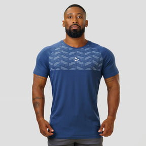 Camiseta Apex Dry Holographic Marinho - Sem Costura