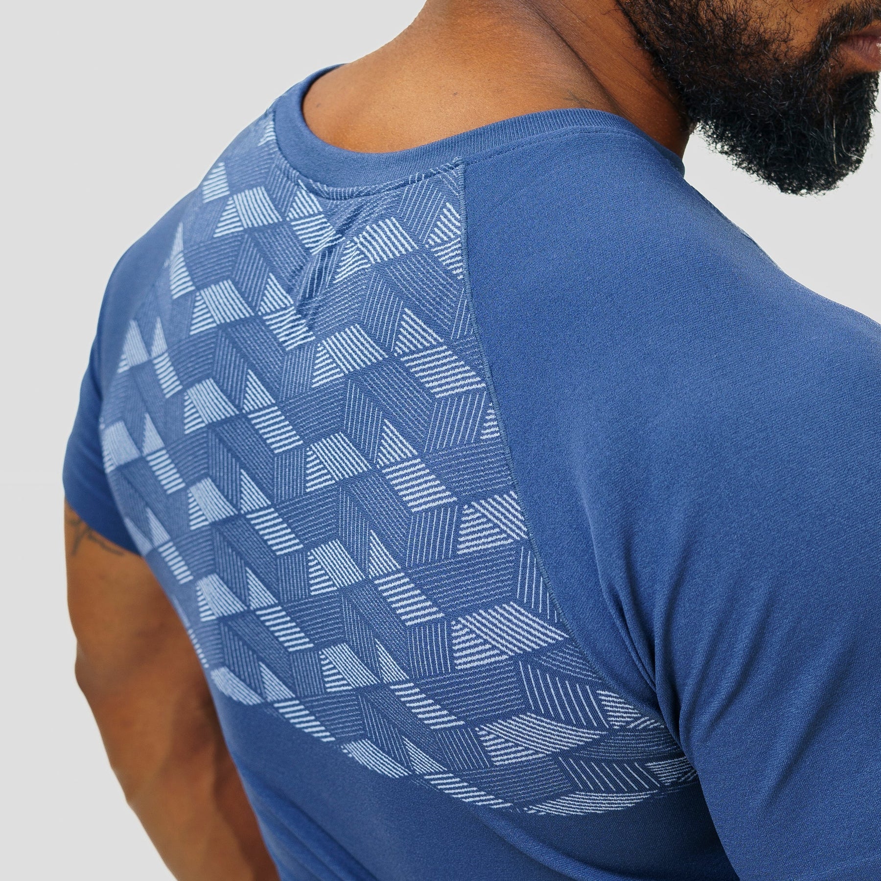 Camiseta Apex Dry Holographic Marinho - Sem Costura