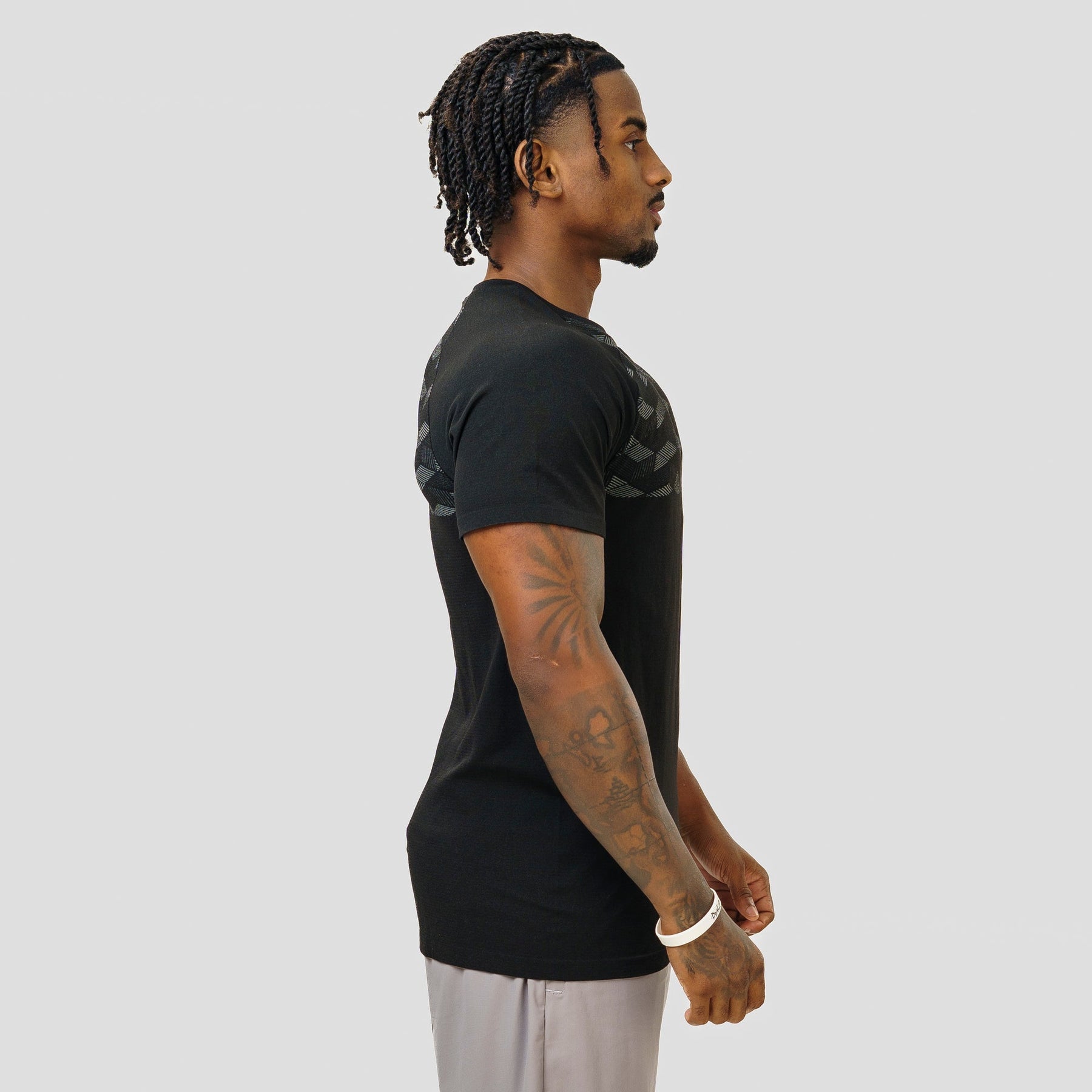 Camiseta Apex Dry Holographic Preto - Sem Costura