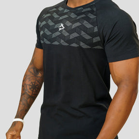 Camiseta Apex Dry Holographic Preto - Sem Costura