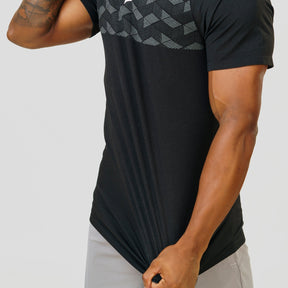 Camiseta Apex Dry Holographic Preto - Sem Costura