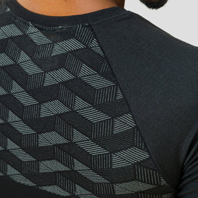 Camiseta Apex Dry Holographic Preto - Sem Costura