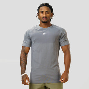 Camiseta Apex Dry Iron Cinza - Sem Costura