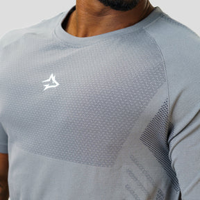 Camiseta Apex Dry Iron Cinza - Sem Costura