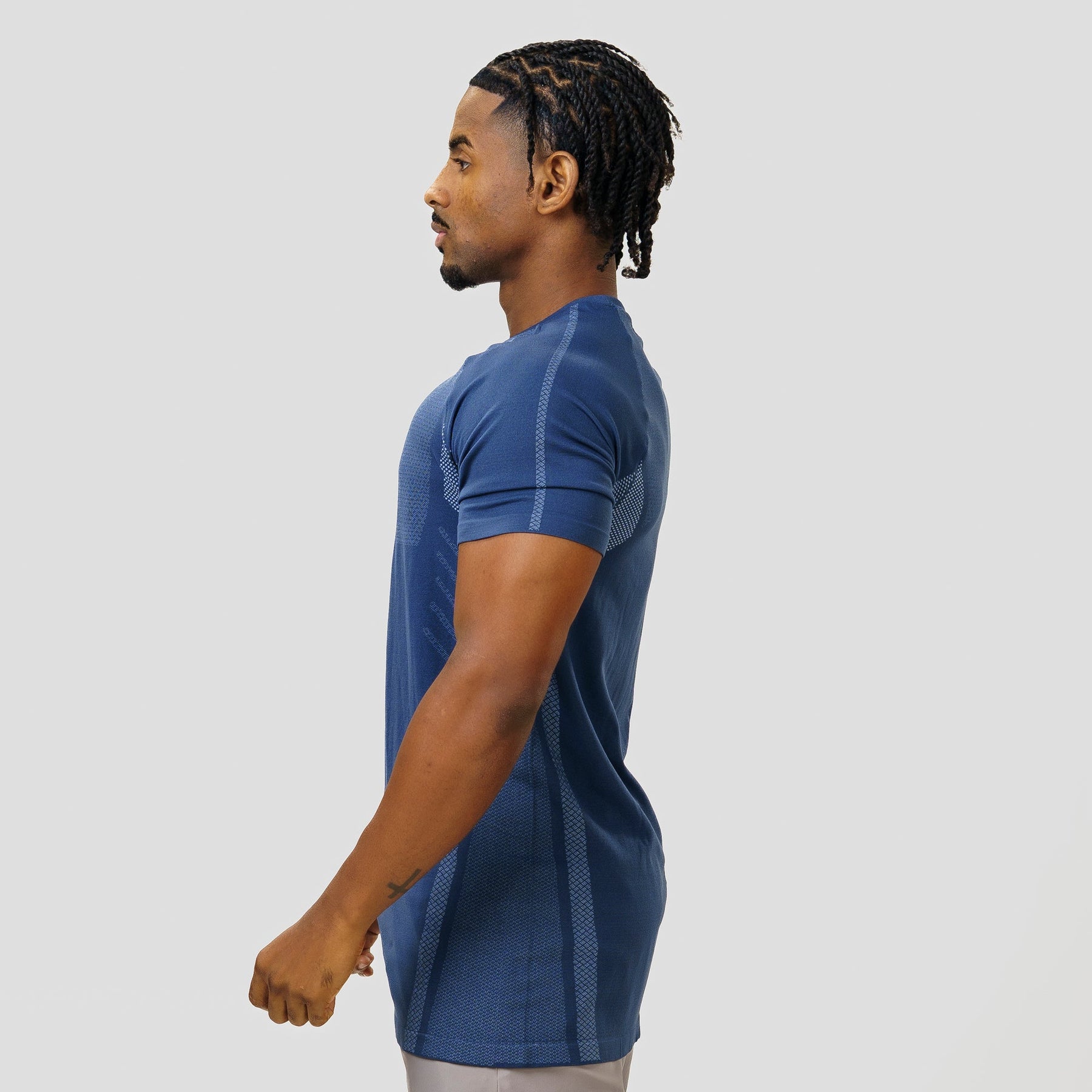 Camiseta Apex Dry Iron Marinho - Sem Costura