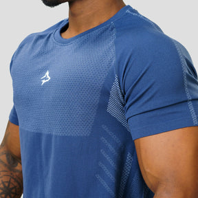 Camiseta Apex Dry Iron Marinho - Sem Costura