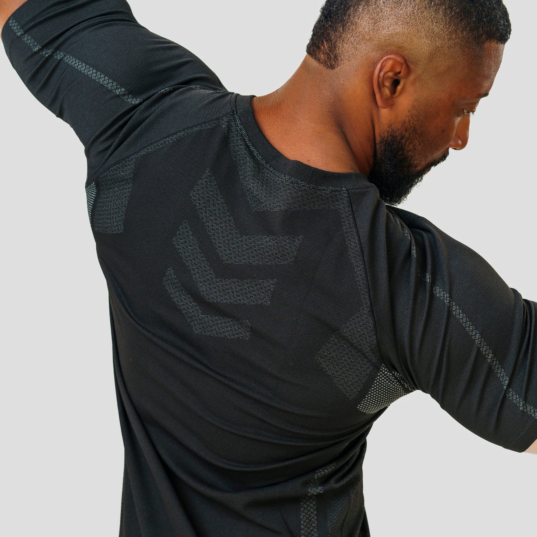 Camiseta Apex Dry Iron Preto - Sem Costura