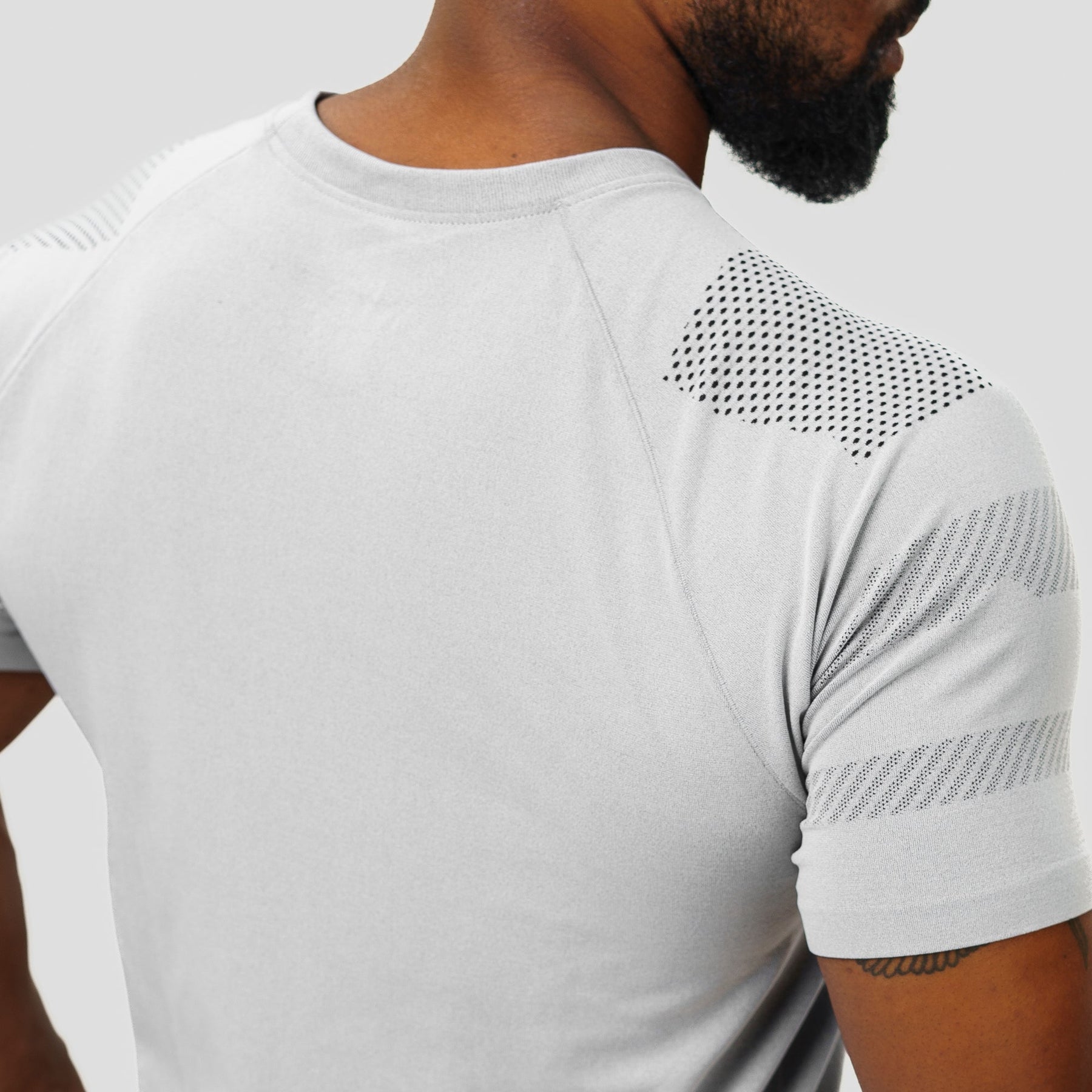 Camiseta Apex Dry Line Lupus Cinza Gelo - Sem Costura