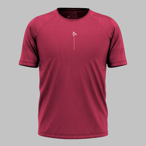 Camiseta Apex Dry Line Lupus Vinho - Sem Costura
