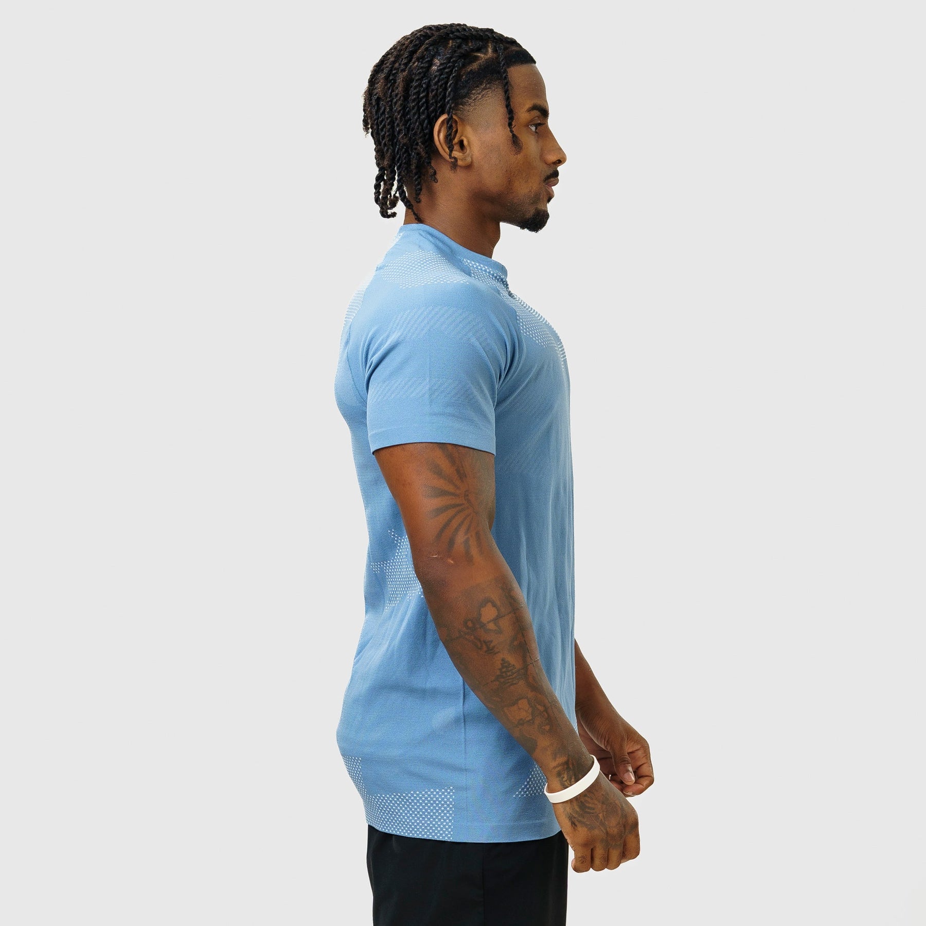 Camiseta Apex Dry Middle Lupus Azul Petróleo - Sem Costura