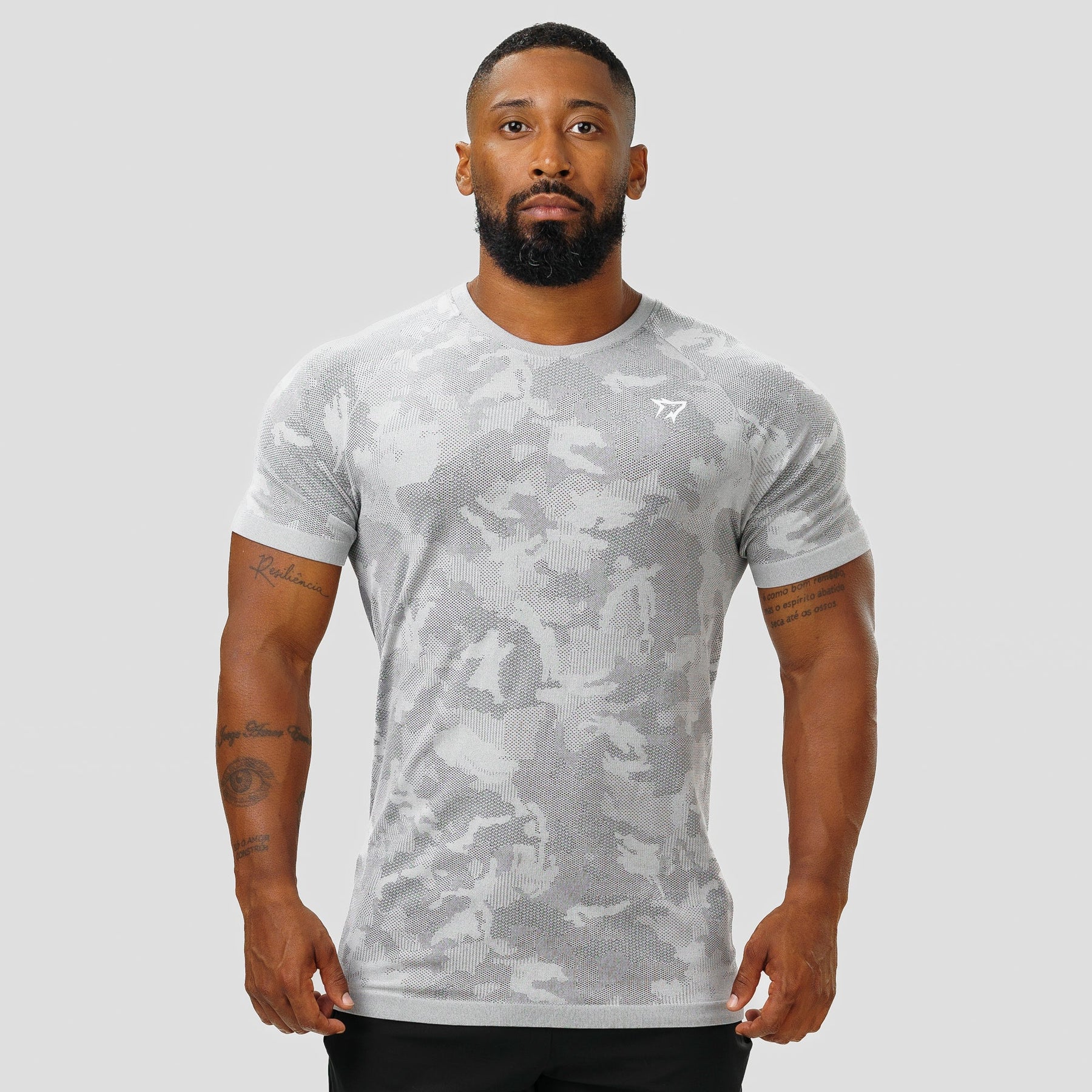 Camiseta Apex Dry New Lupus Cinza Gelo - Sem Costura