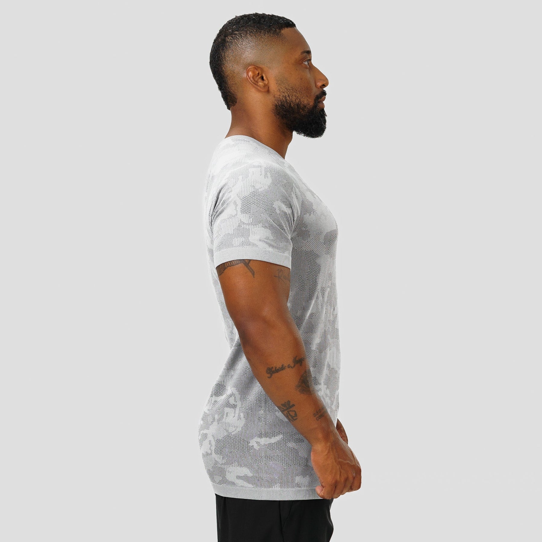 Camiseta Apex Dry New Lupus Cinza Gelo - Sem Costura