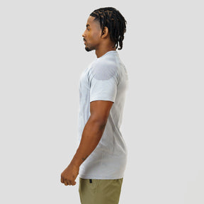 Camiseta Apex Dry New Tenacity Cinza Gelo - Sem Costura