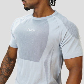Camiseta Apex Dry New Tenacity Cinza Gelo - Sem Costura