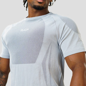 Camiseta Apex Dry New Tenacity Cinza Gelo - Sem Costura