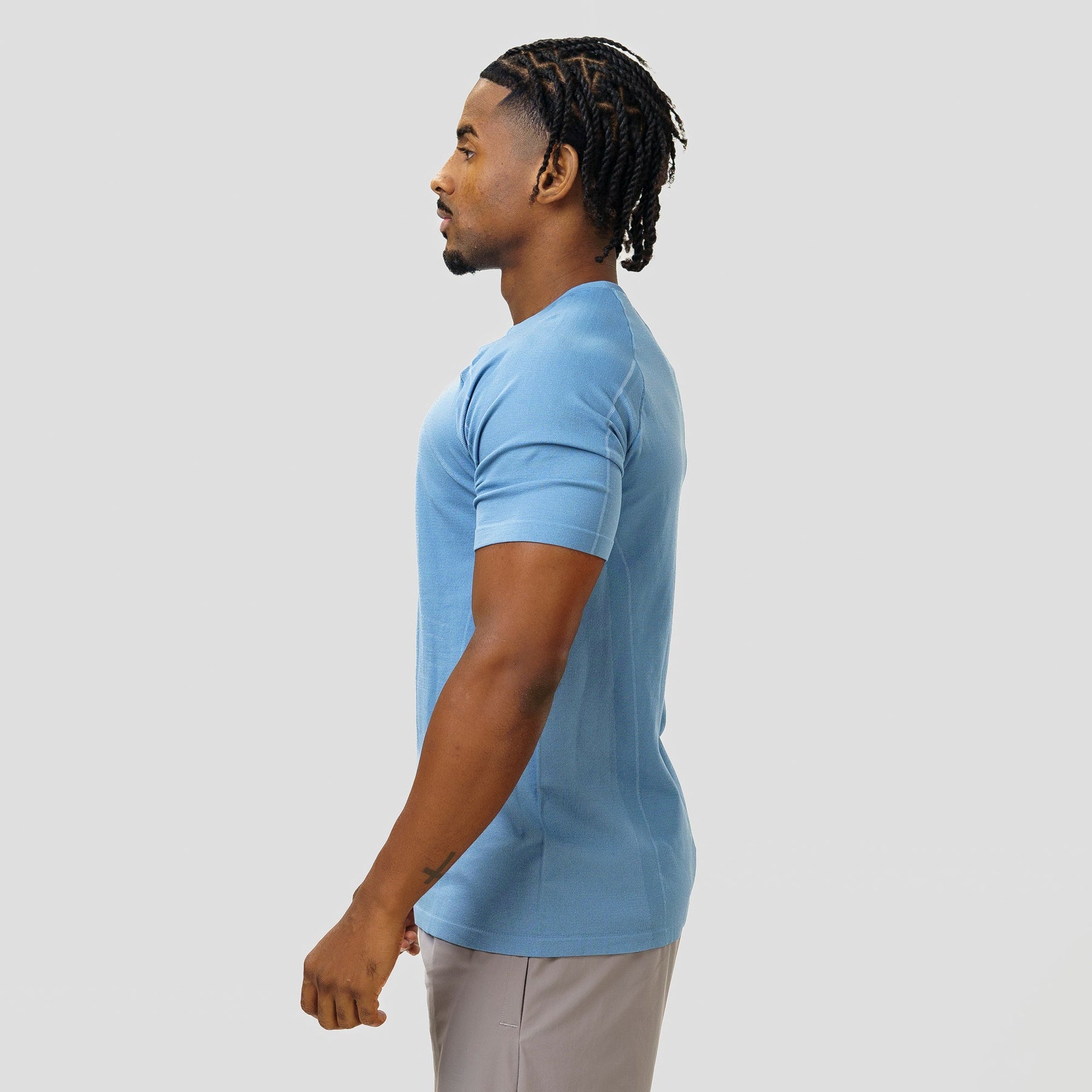 Camiseta Apex Dry Power Azul Petróleo - Sem Costura