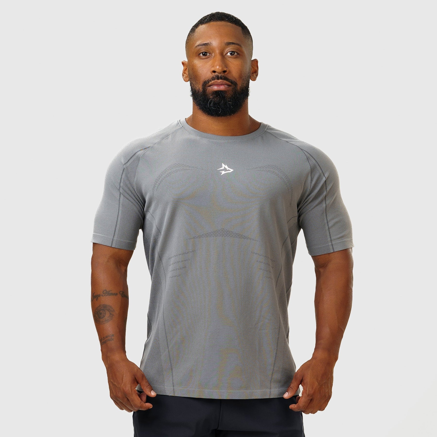 Camiseta Apex Dry Power Cinza - Sem Costura