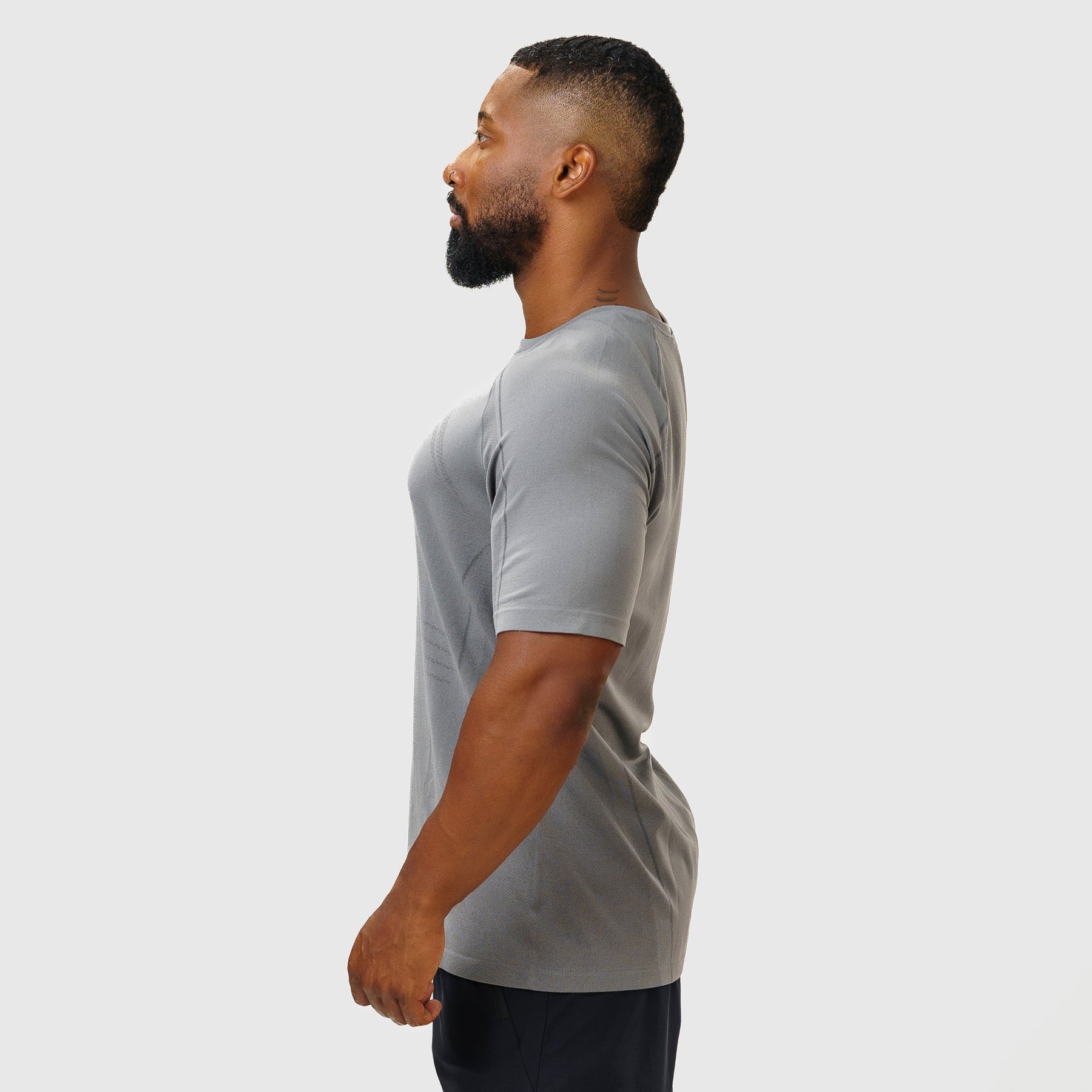 Camiseta Apex Dry Power Cinza - Sem Costura