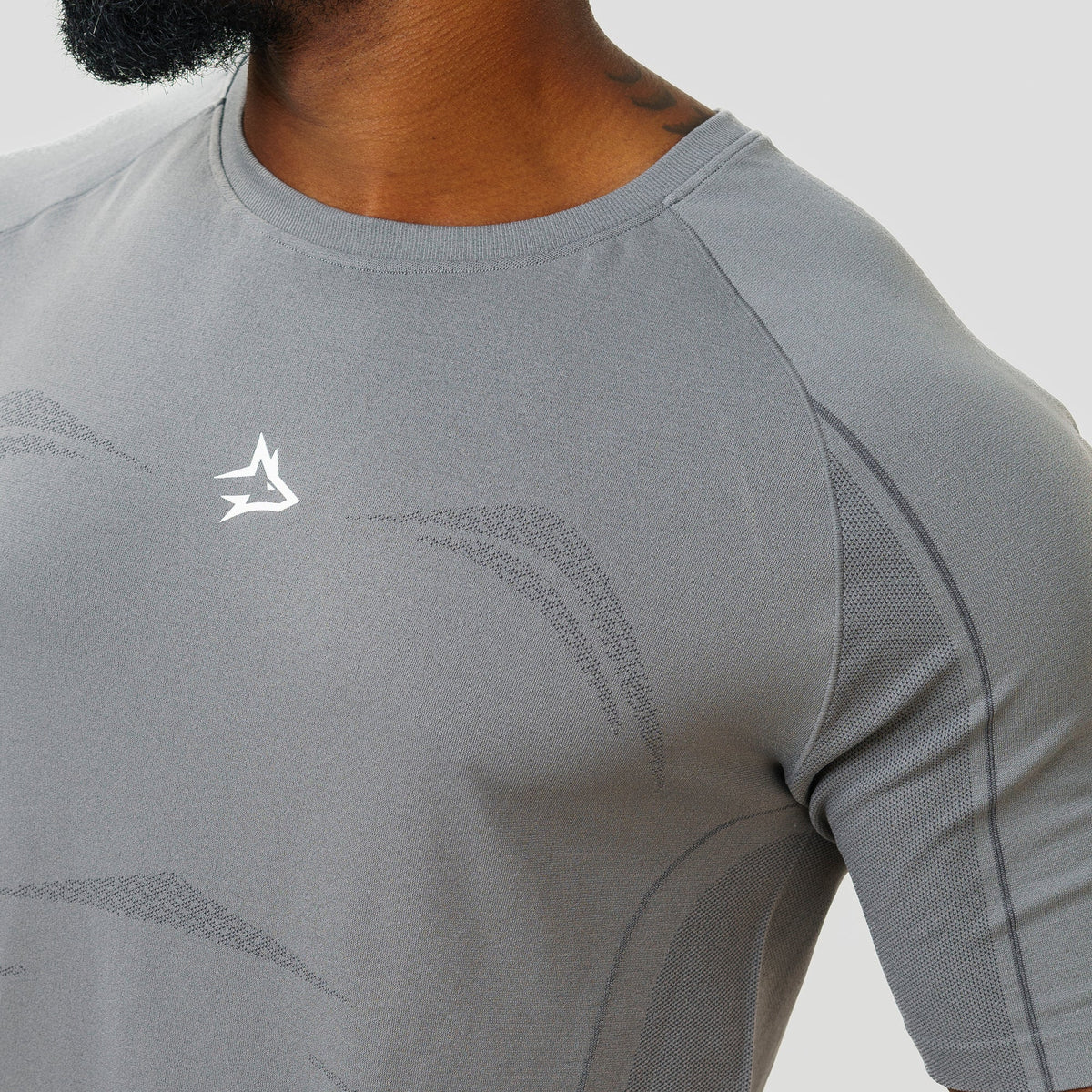 Camiseta Apex Dry Power Cinza - Sem Costura