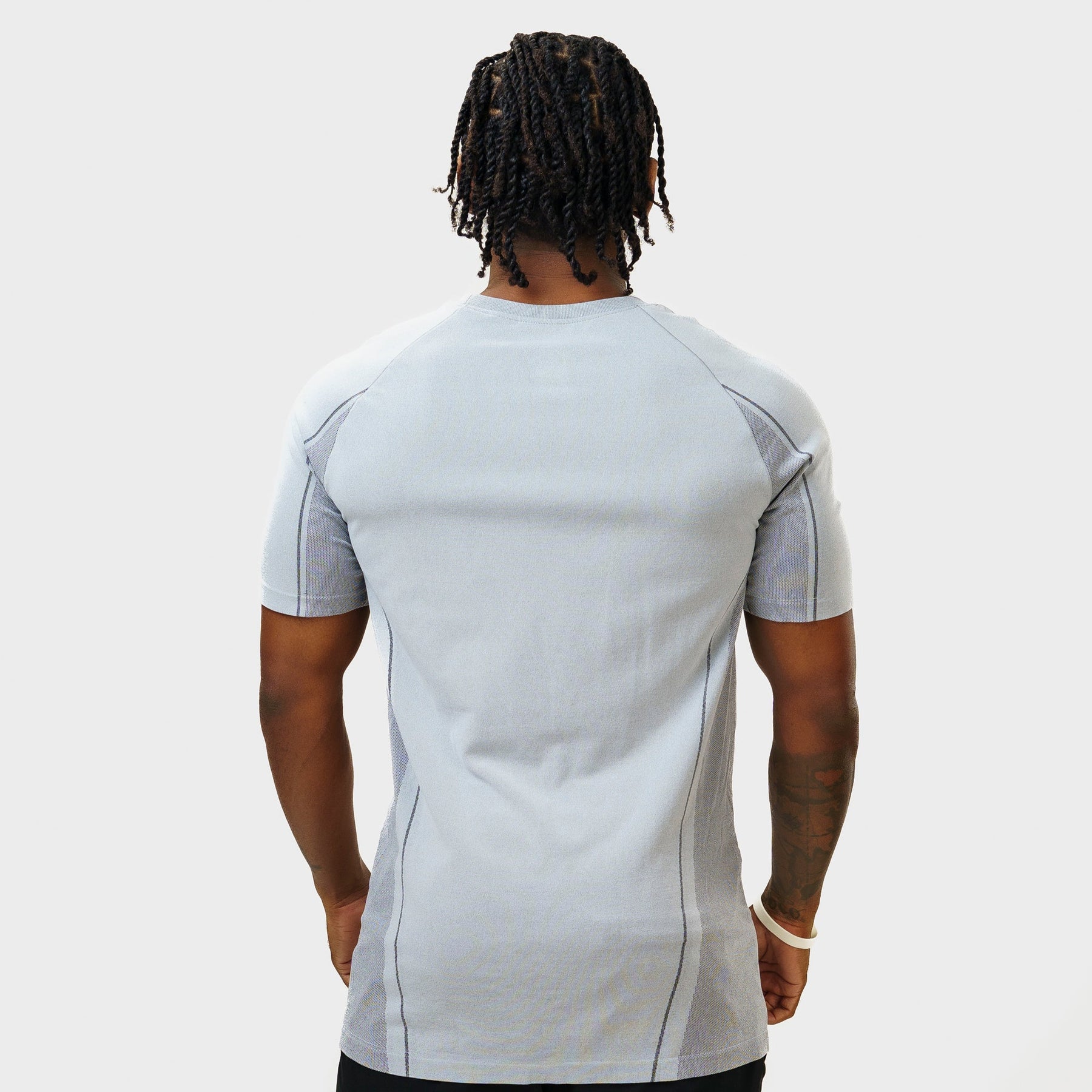 Camiseta Apex Dry Power Cinza Gelo - Sem Costura