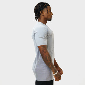 Camiseta Apex Dry Power Cinza Gelo - Sem Costura