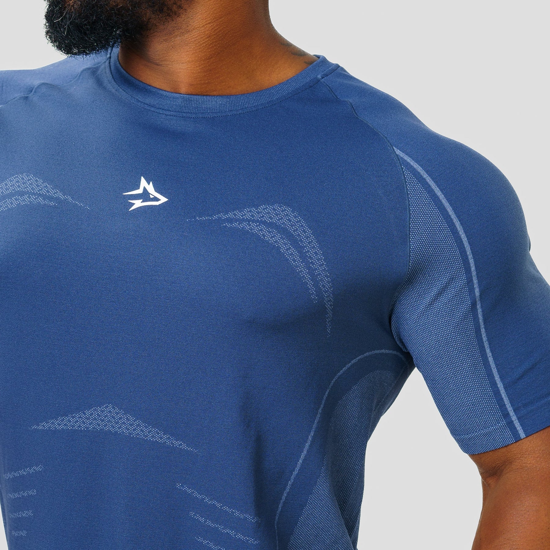 Camiseta Apex Dry Power Marinho - Sem Costura