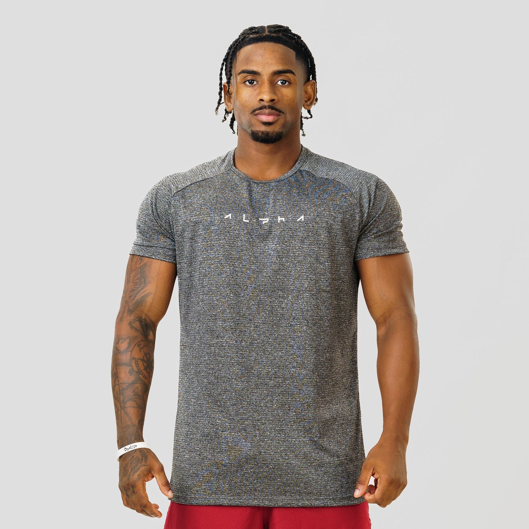 Camiseta Dry Fit Horizon Chumbo