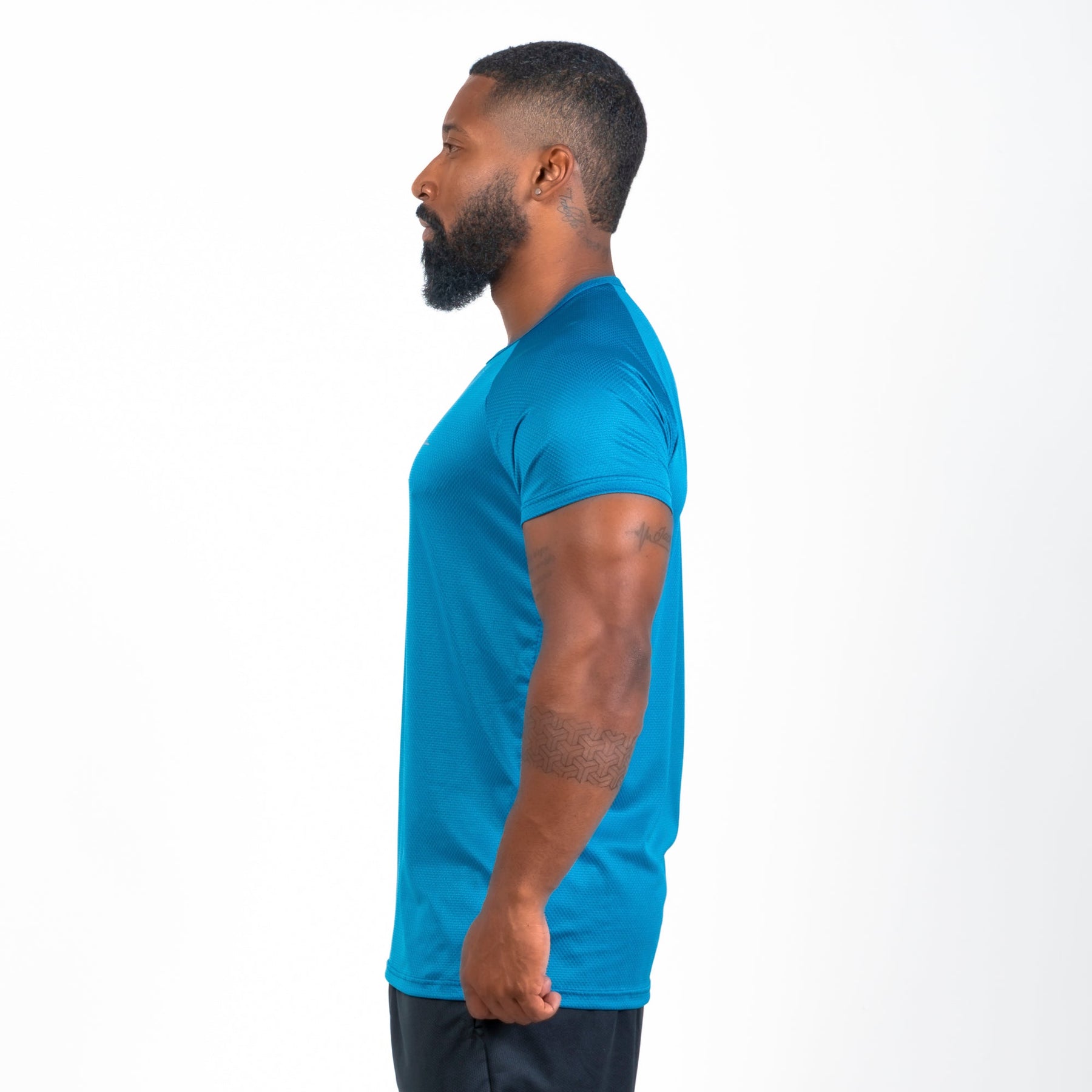 Camiseta Dry Fit Line Move Azul Safira